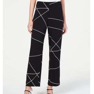 Alfani printed pants wide leg size L worn once